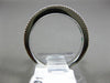 ESTATE .44CT DIAMOND & AAA EMERALD 14K WHITE GOLD SEMI ETERNITY ANNIVERSARY RING
