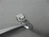 ESTATE .50CT DIAMOND 14KT WHITE GOLD CLASSIC ROUND HALO FILIGREE ENGAGEMENT RING