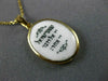 ESTATE 14KT YELLOW GOLD 3D MOSES TEN COMMANDMENT ISRAEL SHEMAH PENDANT #25482