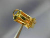 ESTATE WIDE .24CT FANCY YELLOW & PINK DIAMOND 18KT 2 TONE GOLD UMBRELLA EARRINGS
