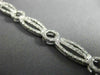 ESTATE WIDE .96CT DIAMOND 14KT WHITE GOLD CLASSIC CIRCLE OF LIFE TENNIS BRACELET
