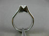 ESTATE .50CT PRINCESS DIAMOND 14KT WHITE GOLD CLASSIC SOLITAIRE ENGAGEMENT RING