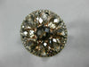 ESTATE 7.33CT CHOCOLATE FANCY DIAMOND & SMOKY TOPAZ 14KT ROSE GOLD FLOWER RING