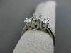 ESTATE .38CT DIAMOND 14KT WHITE GOLD 3D LUCIDA SEMI MOUNT ENGAGEMENT RING #15266