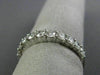 ESTATE .85CT DIAMOND 18K WHITE GOLD SEMI ETERNITY ROUND WEDDING ANNIVERSARY RING