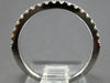 .22CT DIAMOND 18KT WHITE GOLD ROUND 1.5MM SEMI ETERNITY WEDDING ANNIVERSARY RING