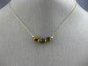 ESTATE AAA TIGER EYE 14K YELLOW GOLD CLASSIC FLEXIBLE BEADED FUN NECKLACE #26207