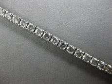 7.34CT SALT & PEPPER DIAMOND 14KT WHITE GOLD 3D ROUND ETERNITY TENNIS BRACELET