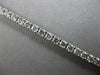 7.34CT SALT & PEPPER DIAMOND 14KT WHITE GOLD 3D ROUND ETERNITY TENNIS BRACELET