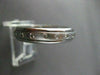 ESTATE WIDE .40CT DIAMOND 14K WHITE GOLD ROTATING ETOILE ANNIVERSARY RING #14350