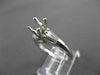 ESTATE .65CT DIAMOND 18KT WHITE GOLD BAGUETTE SEMI MOUNT ENGAGEMENT RING #16577