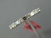 ESTATE 1.21CT ROUND & BAGUETTE DIAMOND 18KT WHITE GOLD ETERNITY ANNIVERSARY RING
