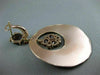 ESTATE LARGE 7.70CT AAA GARNET 14KT ROSE GOLD 3D MATTE CLIP ON HANGING EARRINGS