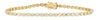 3.0CT DIAMOND 14KT YELLOW GOLD 3D ROUND 4 PRONG ETERNITY CLASSIC TENNIS BRACELET