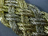 ESTATE LARGE & LONG BAUME & MERCIER .88CT DIAMOND 18K TWO TONE GOLD WOVEN WATCH