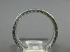 ANTIQUE .36CT ROUND DIAMOND 18K WHITE GOLD CLASSIC FILIGREE ETERNITY RING #6356