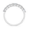 .90CT DIAMOND 14KT WHITE GOLD 3D MARQUISE SEMI ETERNITY WEDDING ANNIVERSARY RING