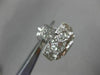 ESTATE WIDE 1.08CT DIAMOND 14KT WHITE GOLD 3D FILIGREE ETOILE HANGING EARRINGS