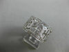 ESTATE LARGE .50CT DIAMOND 14K GOLD CLASSIC MATTE & SHINY OPEN FILIGREE FUN RING
