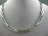 ESTATE WIDE 3.45CT DIAMOND 14KT WHITE GOLD FLAT CHOKER NECKLACE AMAZING #654
