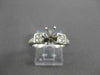 ESTATE .36CT DIAMOND 14KT WHITE GOLD SIX PRONG SEMI MOUNT ENGAGEMENT RING #16091