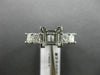 WIDE 1.0CT DIAMOND 14KT WHITE GOLD 3D PRINCESS SEMI MOUNT ENGAGEMENT RING #22408