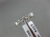 ESTATE .50CT DIAMOND 14KT WHITE GOLD 5 STONE SHARE PRONG ANNIVERSARY RING #18888