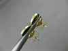 ESTATE OVAL 14KT YELLOW GOLD HANDCRAFTED LADY SHELL CAMEO EARRINGS 10mm #19573