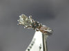 .40CT DIAMOND 18K WHITE GOLD ROUND 3 STONE SEMI MOUNT ENGAGEMENT RING #21091