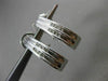 ESTATE WIDE .35CT DIAMOND 14KT WHITE GOLD PRINCESS CUT UMBRELLA CLIP ON EARRINGS