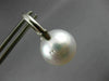 ESTATE LARGE .44CT DIAMOND & AAA SOUTH SEA PEARL DIAMOND 18K WHITE GOLD EARRINGS