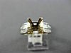 1CT DIAMOND PLATINUM & 18KT YELLOW GOLD 3D INVISIBLE SEMI MOUNT ENGAGEMENT RING