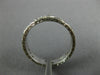 ANTIQUE .36CT DIAMOND 18KT WHITE GOLD FILIGREE ETERNITY ANNIVERSARY RING #1206