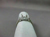 ESTATE .50CT DIAMOND 14KT WHITE GOLD 3 STONE SEMI MOUNT ENGAGEMENT RING #22429