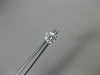ESTATE .56CT DIAMOND 14KT WHITE GOLD CLASSIC 3D 3 PRONG SOLITAIRE STUD EARRINGS