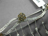 EXTRA LARGE 4.51CT WHITE & CHOCOLATE FANCY DIAMOND 18KT WHITE GOLD FLOWER BROOCH