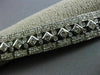 ESTATE WIDE & LONG 4.62CT DIAMOND 14KT WHITE GOLD 3D ETOILE FILIGREE BRACELET