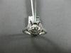 ESTATE .19CT DIAMOND 14KT WHITE GOLD 3D HALO FILIGREE SEMI MOUNT ENGAGEMENT RING