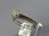 .96CT DIAMOND 14KT WHITE GOLD 3D CLASSIC HALO SQUARE WEDDING ENGAGEMENT RING SET
