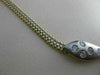 ESTATE .80CT DIAMOND 18KT WHITE & YELLOW GOLD 3D HANGING HEART DIAMOND NECKLACE