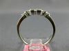 ESTATE .56CT DIAMOND 18KT WHITE GOLD ROUND 4 LEAF CLOVER SQUARE FLOWER LOVE RING