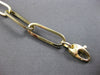 LARGE & LONG 1.1CT DIAMOND 14KT 2 TONE GOLD 3D CLASSIC OVAL LINK TENNIS BRACELET