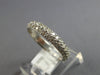 .98CT DIAMOND 14KT WHITE GOLD 3D CLASSIC 2 ROW ETERNITY WEDDING ANNIVERSARY RING