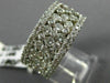 ESTATE WIDE 2.80CT DIAMOND 14K WHITE GOLD ETOILE WEDDING ANNIVERSARY RING #21820