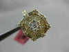 ESTATE 1.36CT ROUND & BAGUETTE DIAMOND 18KT YELLOW GOLD FRIENDSHIP PROMISE RING