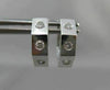 ESTATE .36CT DIAMOND HEXAGON ETOILE 14KT WHITE GOLD HUGGIE EARRINGS CHIC! #15847