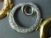 ESTATE EXTRA LARGE 1.10CT DIAMOND 18KT WHITE & ROSE GOLD CIRCULAR SWIRL BRACELET
