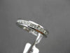 ESTATE 1.45CT DIAMOND 14KT WHITE GOLD PRINCESS CUT CHANNEL ETERNITY RING 3mm