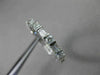 ANTIQUE 1.43CT BAGUETTE & ROUND DIAMOND 14KT WHITE GOLD ETERNITY RING 3mm #20970
