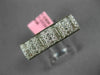 ESTATE .60CT DIAMOND 18KT WHITE GOLD ROUND & PRINCESS INVISIBLE ANNIVERSARY RING
